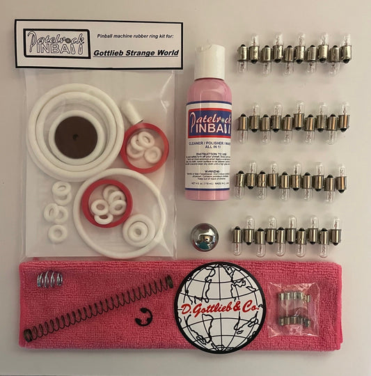 Gottlieb Strange World Pinball Machine Maintenance Kit