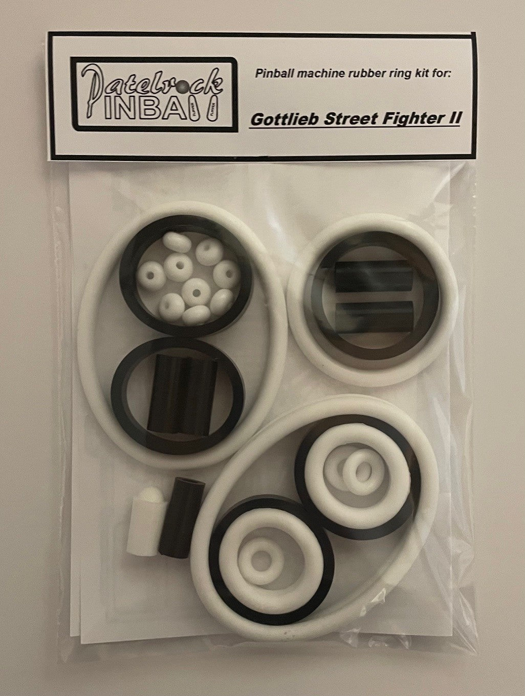Gottlieb Street Fighter II Pinball Machine Rubber Ring Kit