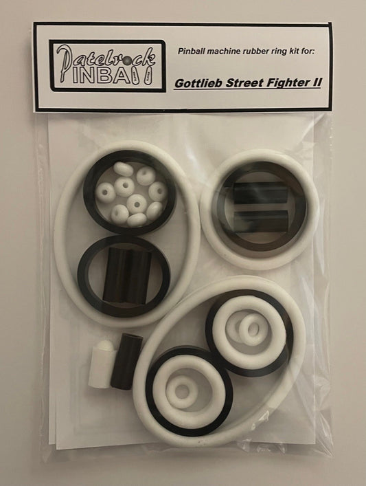 Gottlieb Street Fighter II Pinball Machine Rubber Ring Kit