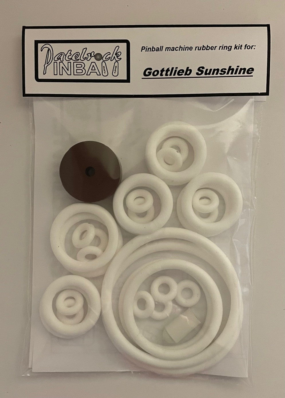 Gottlieb Sunshine Pinball Machine Rubber Ring Kit