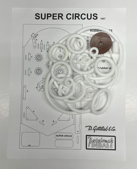 Gottlieb Super Circus Pinball Machine Maintenance Kit