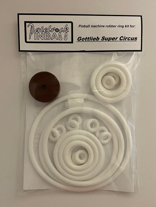 Gottlieb Super Circus Pinball Machine Rubber Ring Kit
