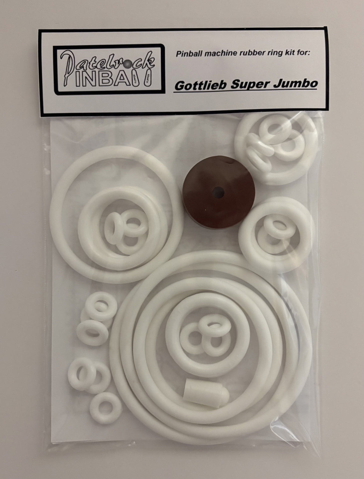 Gottlieb Super Jumbo Pinball Machine Rubber Ring Kit