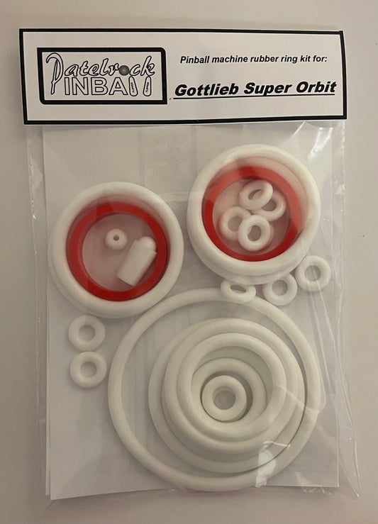Gottlieb Super Orbit Pinball Machine Rubber Ring Kit