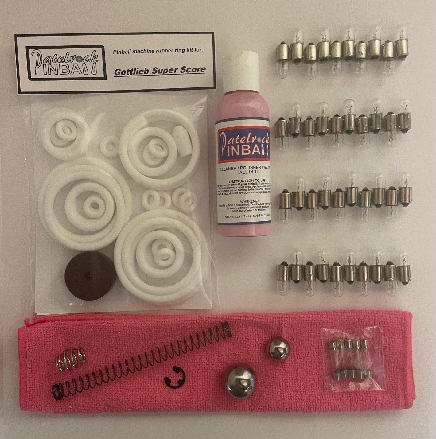 Gottlieb Super Score Pinball Machine Maintenance Kit
