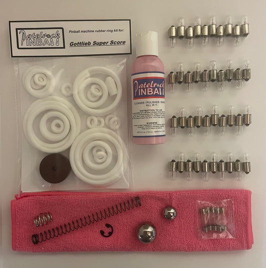 Gottlieb Super Score Pinball Machine Maintenance Kit