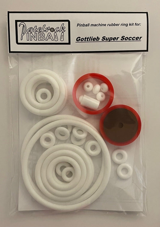Gottlieb Super Soccer Pinball Machine Rubber Ring Kit