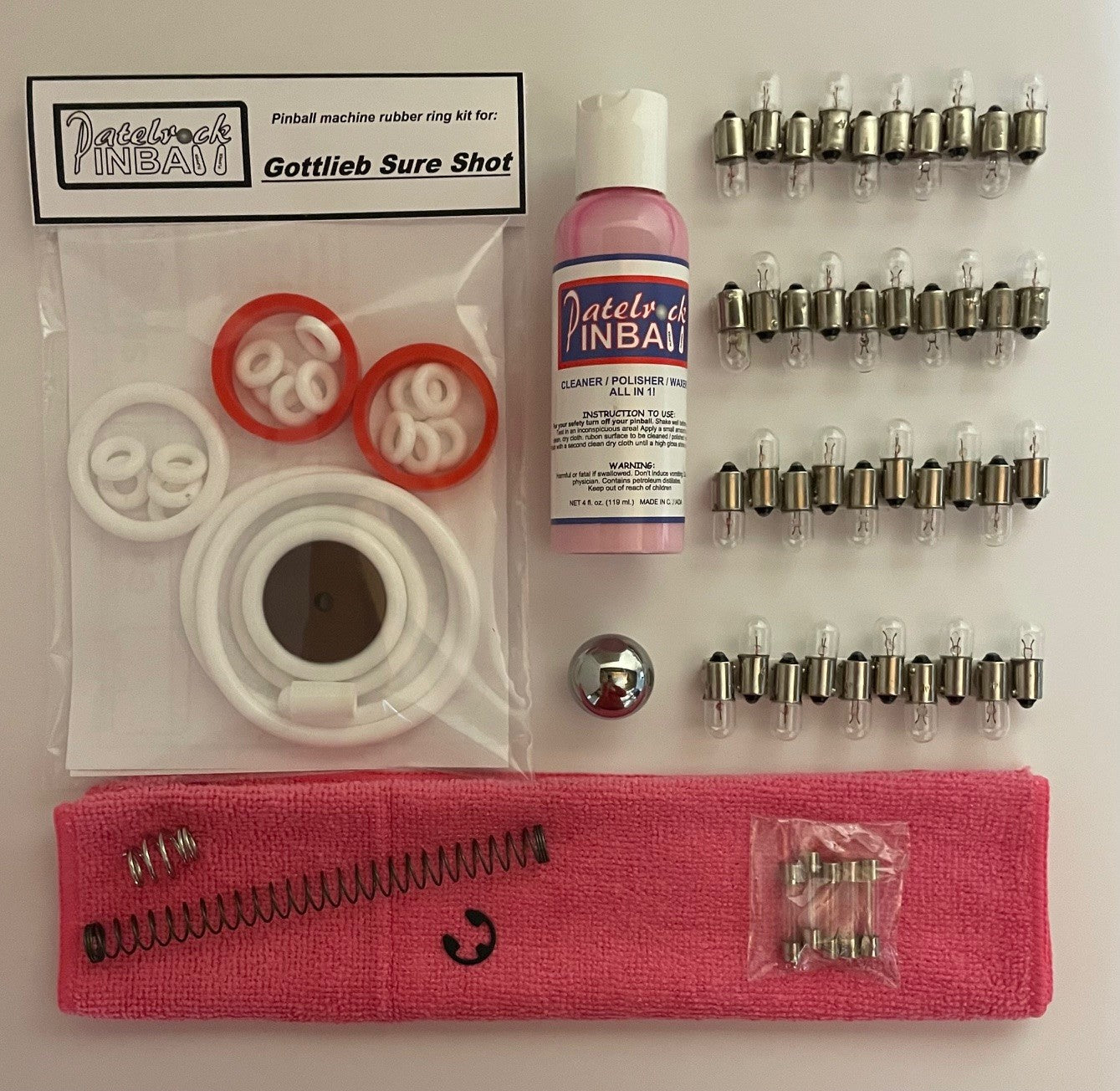 Gottlieb Sure Shot Pinball Machine Maintenance Kit
