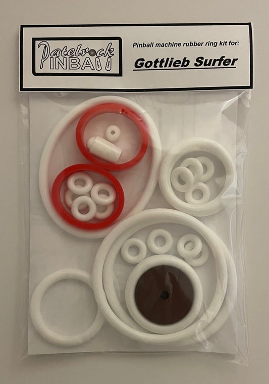 Gottlieb Surfer Pinball Machine Rubber Ring Kit