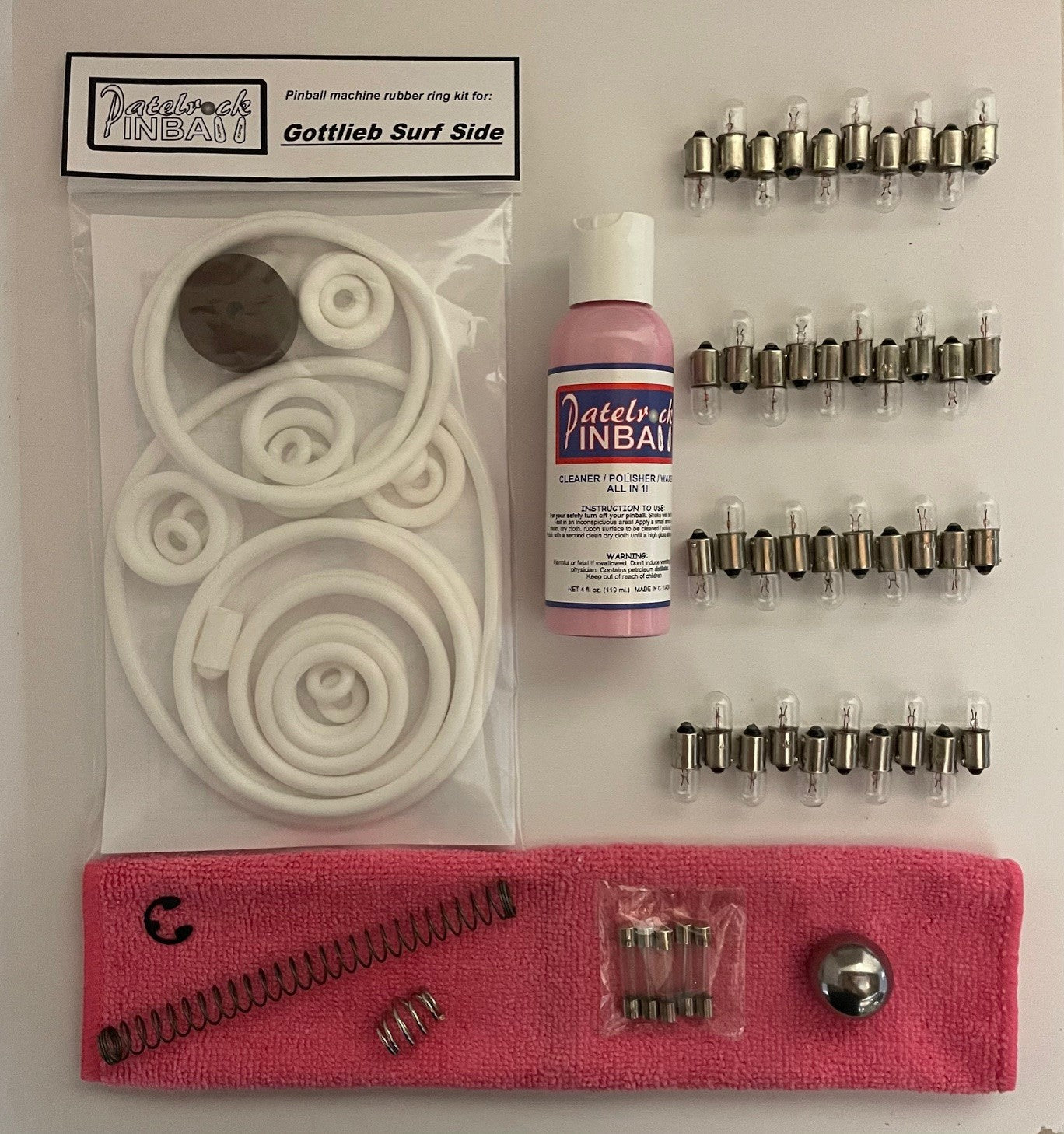 Gottlieb Surf Side Pinball Machine Maintenance Kit