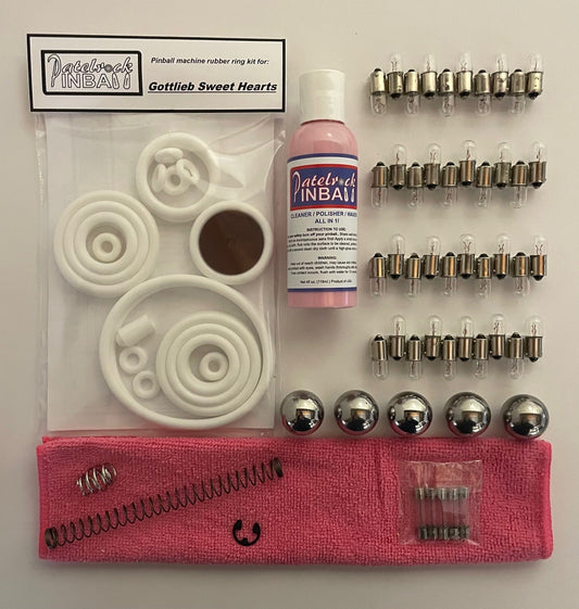 Gottlieb Sweet Hearts Pinball Machine Maintenance Kit