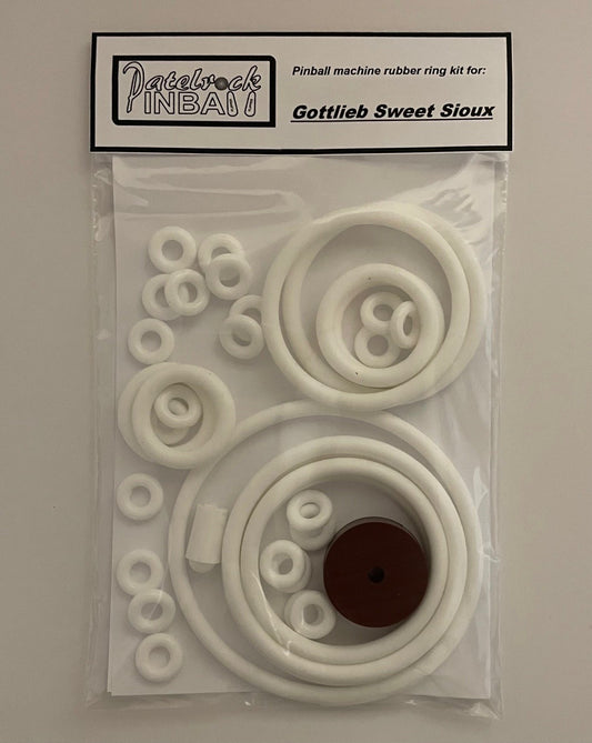 Gottlieb Sweet Sioux Pinball Machine Rubber Ring Kit