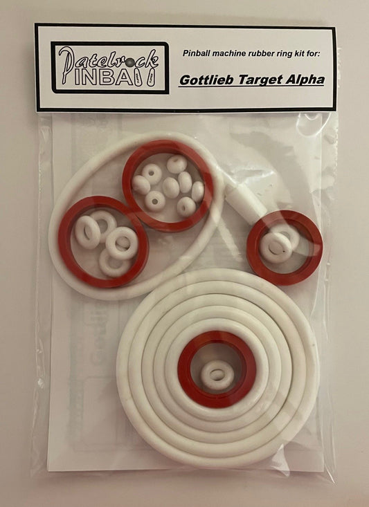 Gottlieb Target Alpha Pinball Machine Rubber Ring Kit