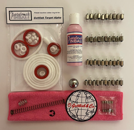 Gottlieb Target Alpha Pinball Machine Maintenance Kit
