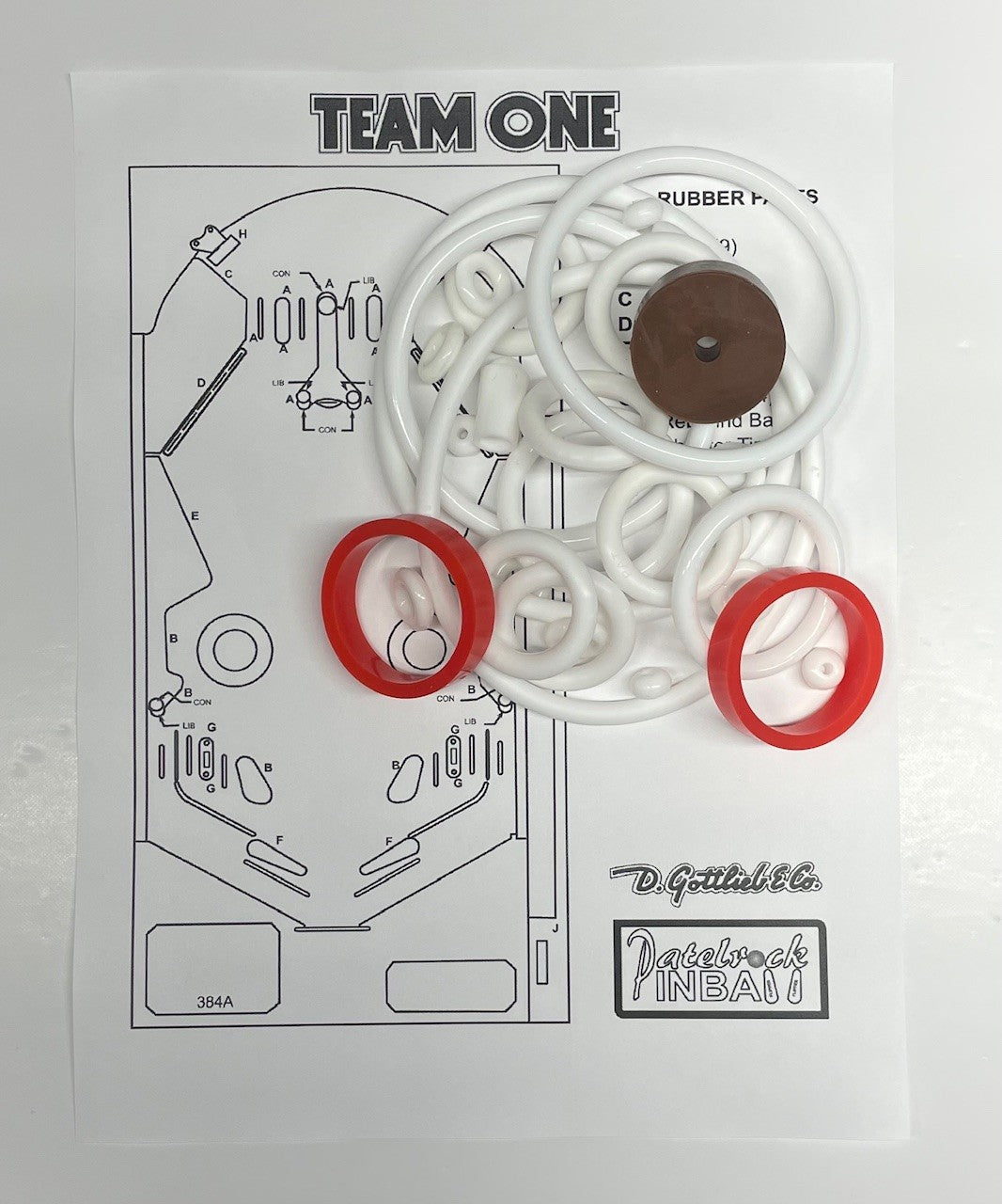 Gottlieb Team One Pinball Machine Maintenance Kit
