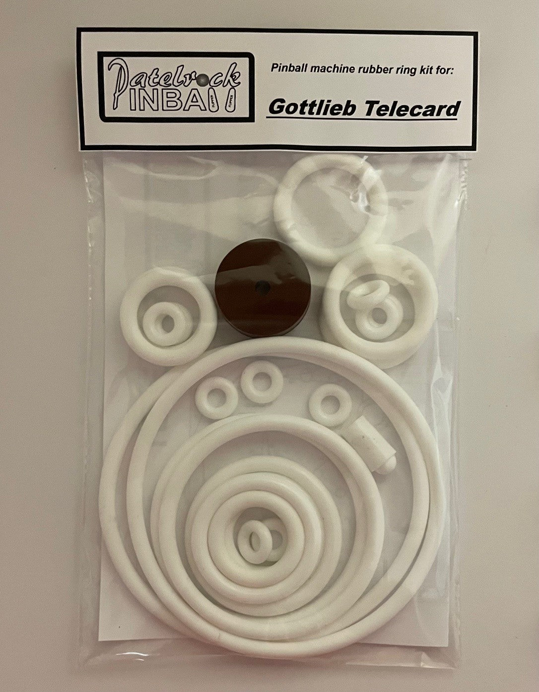 Gottlieb Telecard Pinball Machine Rubber Ring Kit