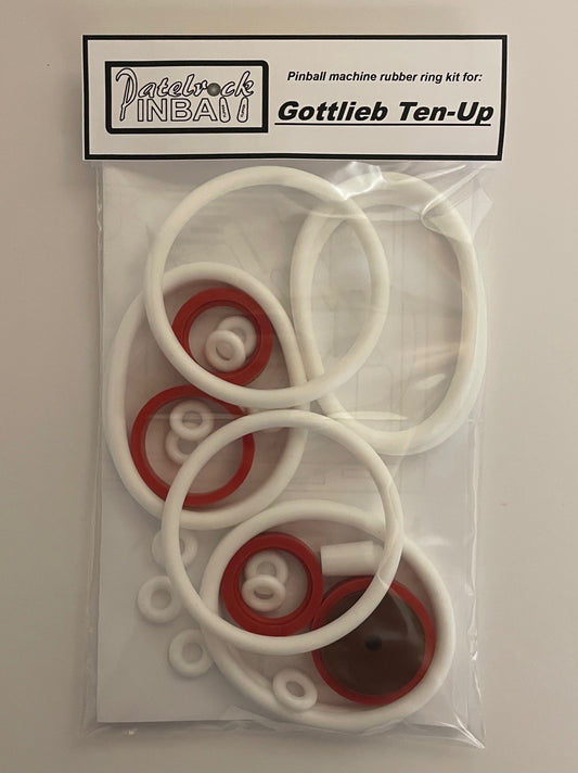 Gottlieb Ten Up Pinball Machine Rubber Ring Kit