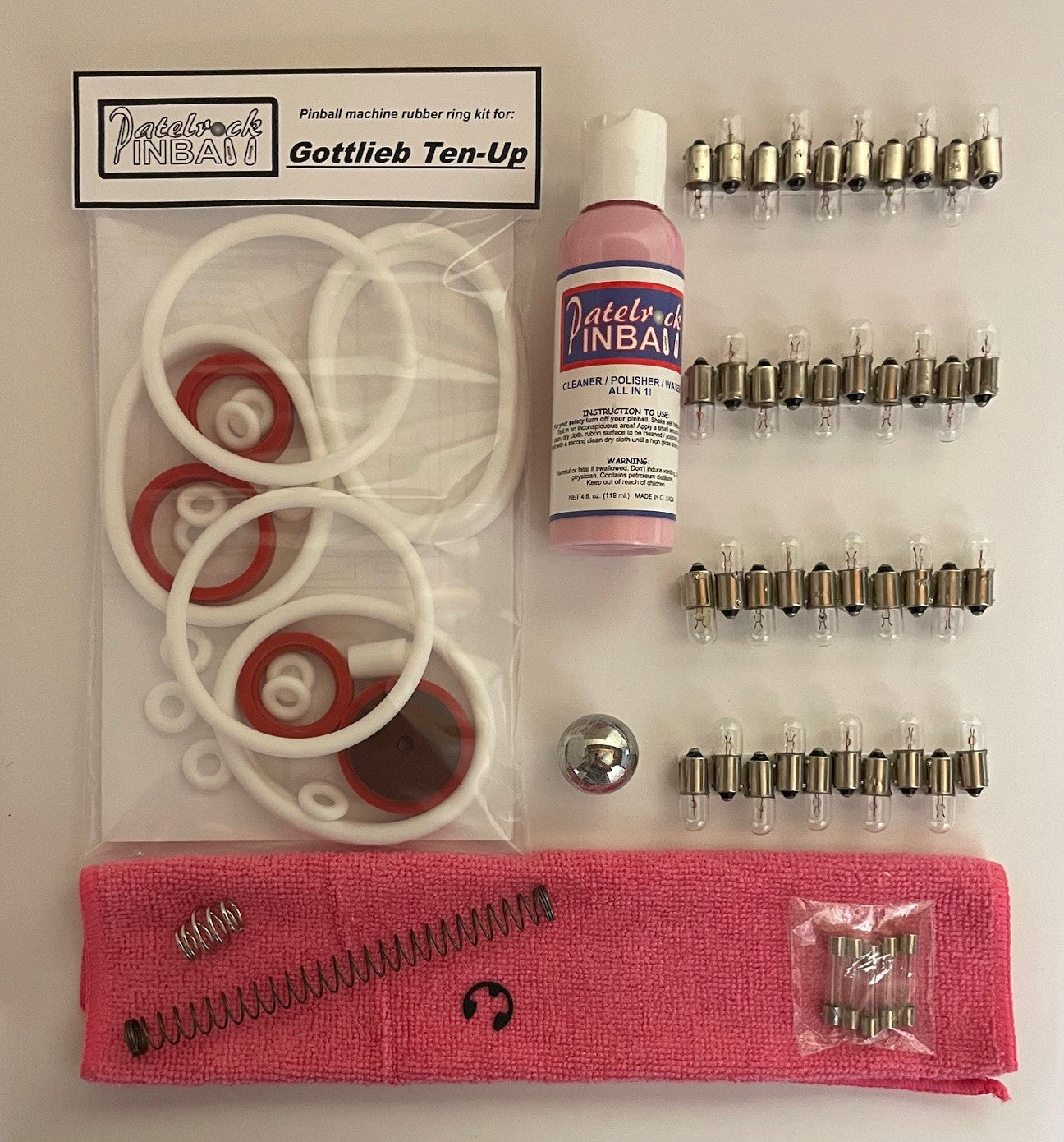 Gottlieb Ten Up Pinball Machine Maintenance Kit