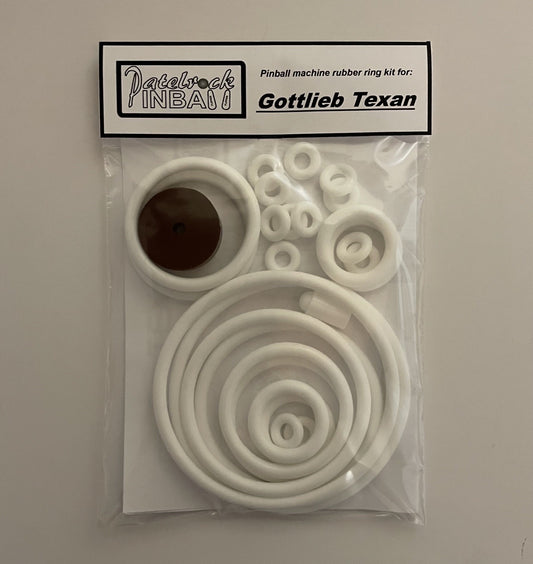 Gottlieb Texan Pinball Machine Rubber Ring Kit