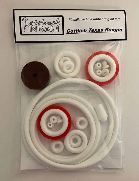 Gottlieb Texas Ranger Pinball Machine Rubber Ring Kit