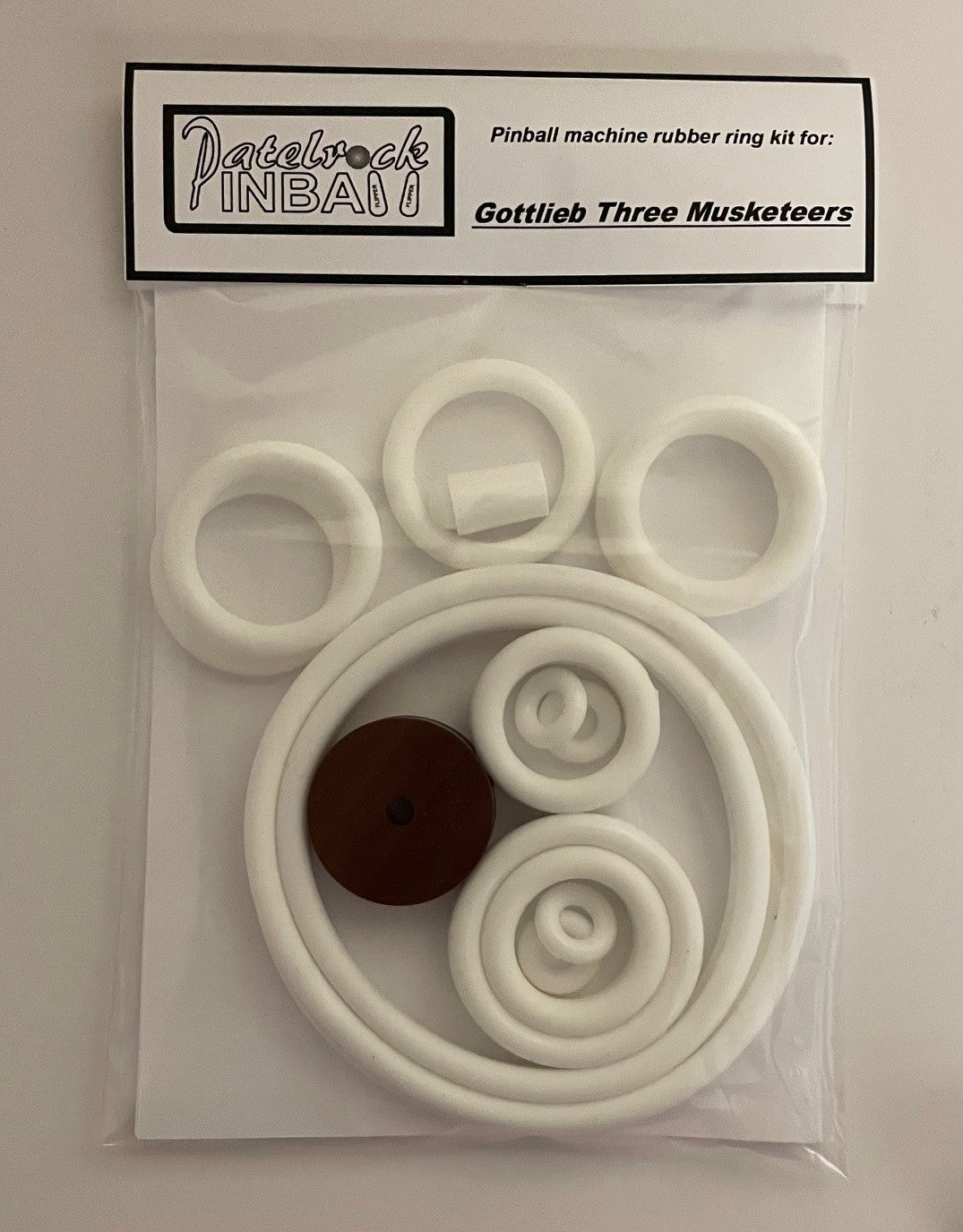 Gottlieb Three Musketeers Pinball Machine Rubber Ring Kit