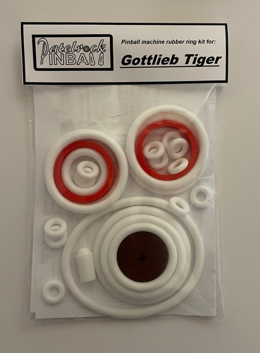 Gottlieb Tiger Pinball Machine Rubber Ring Kit