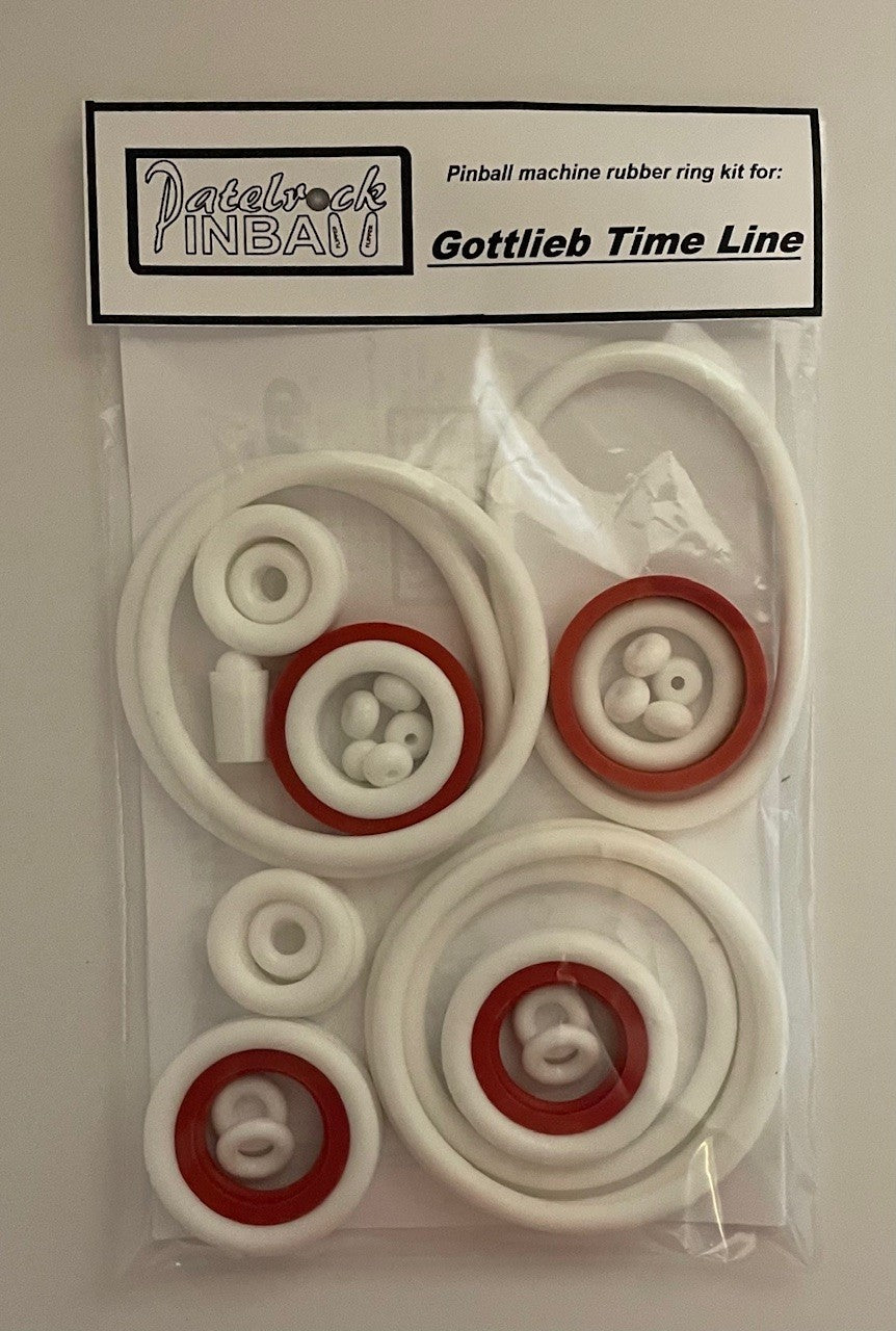 Gottlieb Time Line Pinball Machine Rubber Ring Kit