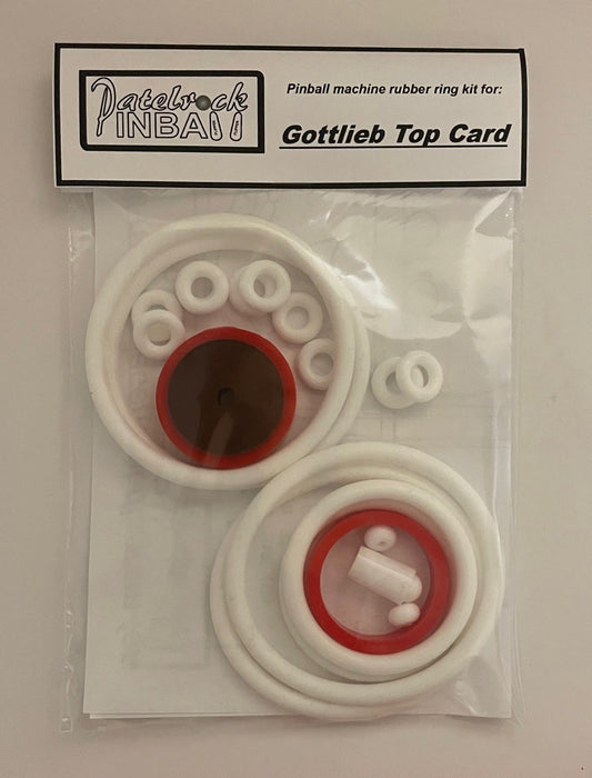 Gottlieb Top Card Pinball Machine Rubber Ring Kit