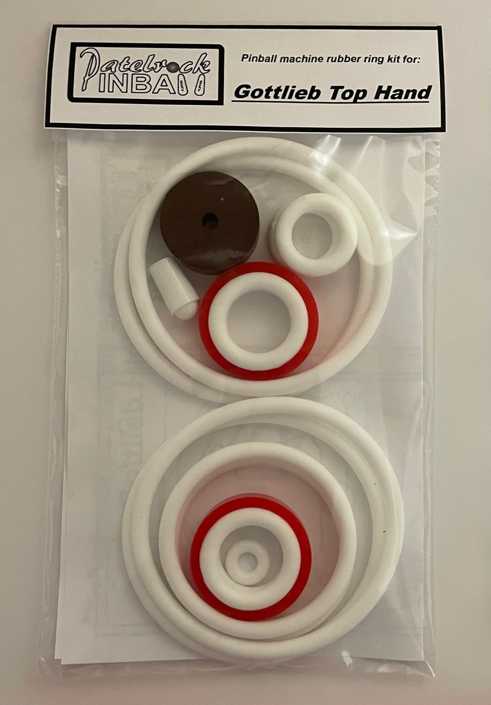 Gottlieb Top Hand Pinball Machine Rubber Ring Kit