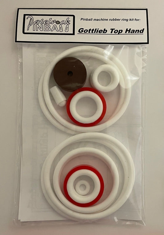 Gottlieb Top Hand Pinball Machine Rubber Ring Kit