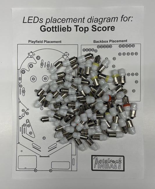Gottlieb Top Score LED Conversion Kit