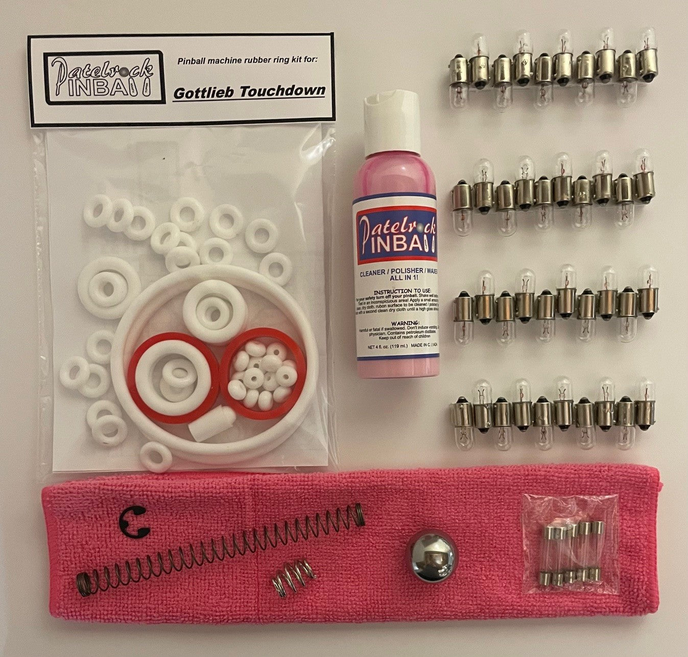 Gottlieb Touchdown Pinball Machine Maintenance Kit