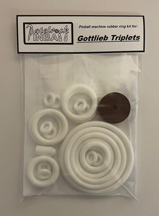 Gottlieb Triplets Pinball Machine Rubber Ring Kit