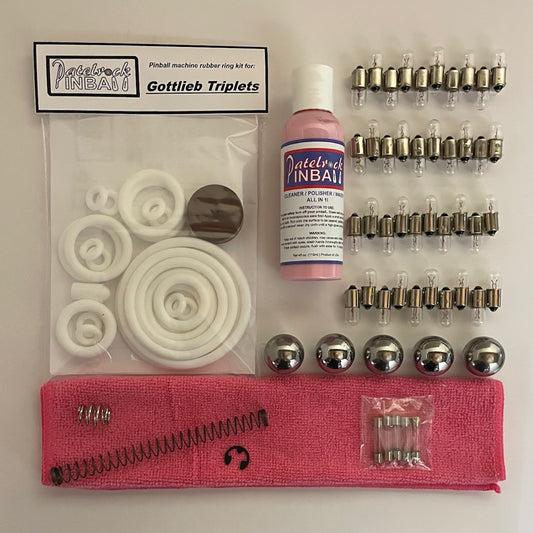 Gottlieb Triplets Pinball Machine Maintenance Kit