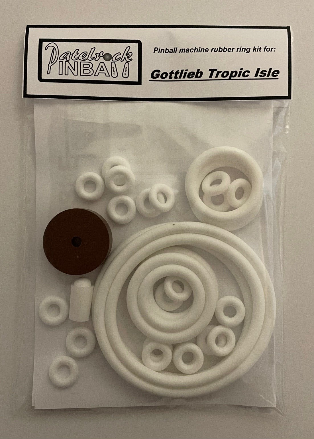 Gottlieb Tropic Isle Pinball Machine Rubber Ring Kit