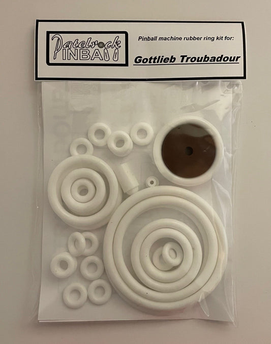 Gottlieb Troubadour Pinball Machine Rubber Ring Kit