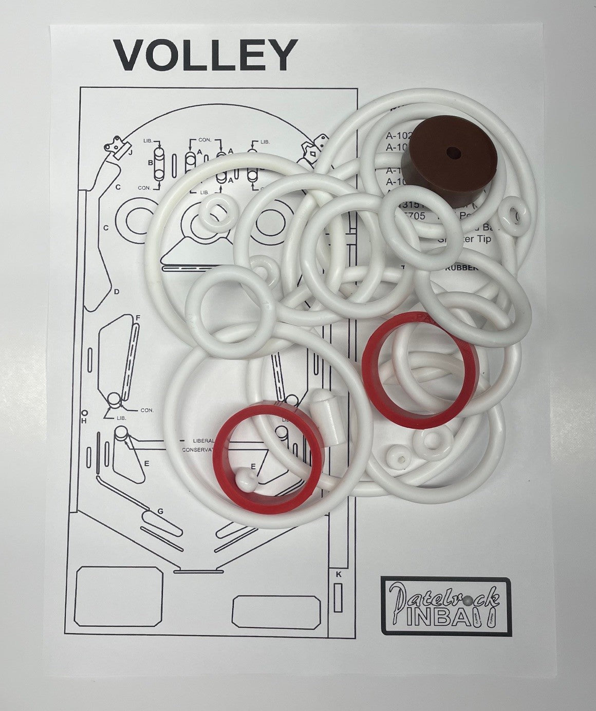 Gottlieb Volley Pinball Machine Maintenance Kit