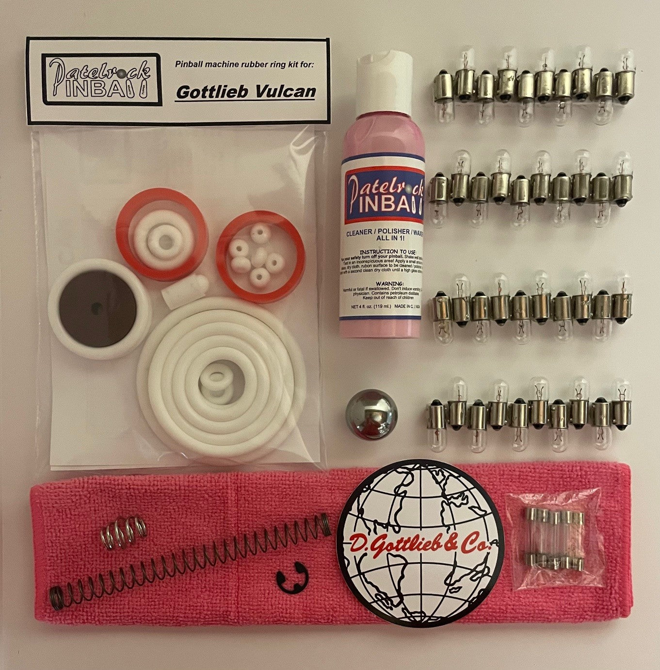 Gottlieb Vulcan Pinball Machine Maintenance Kit