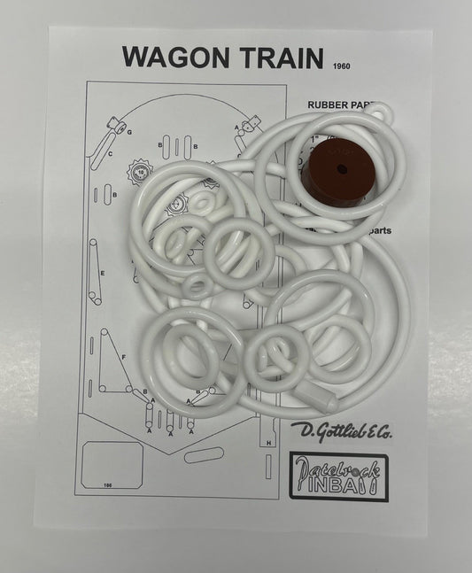 Gottlieb Wagon Train Pinball Machine Rubber Ring Kit