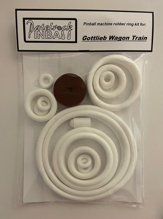 Gottlieb Wagon Train Pinball Machine Rubber Ring Kit