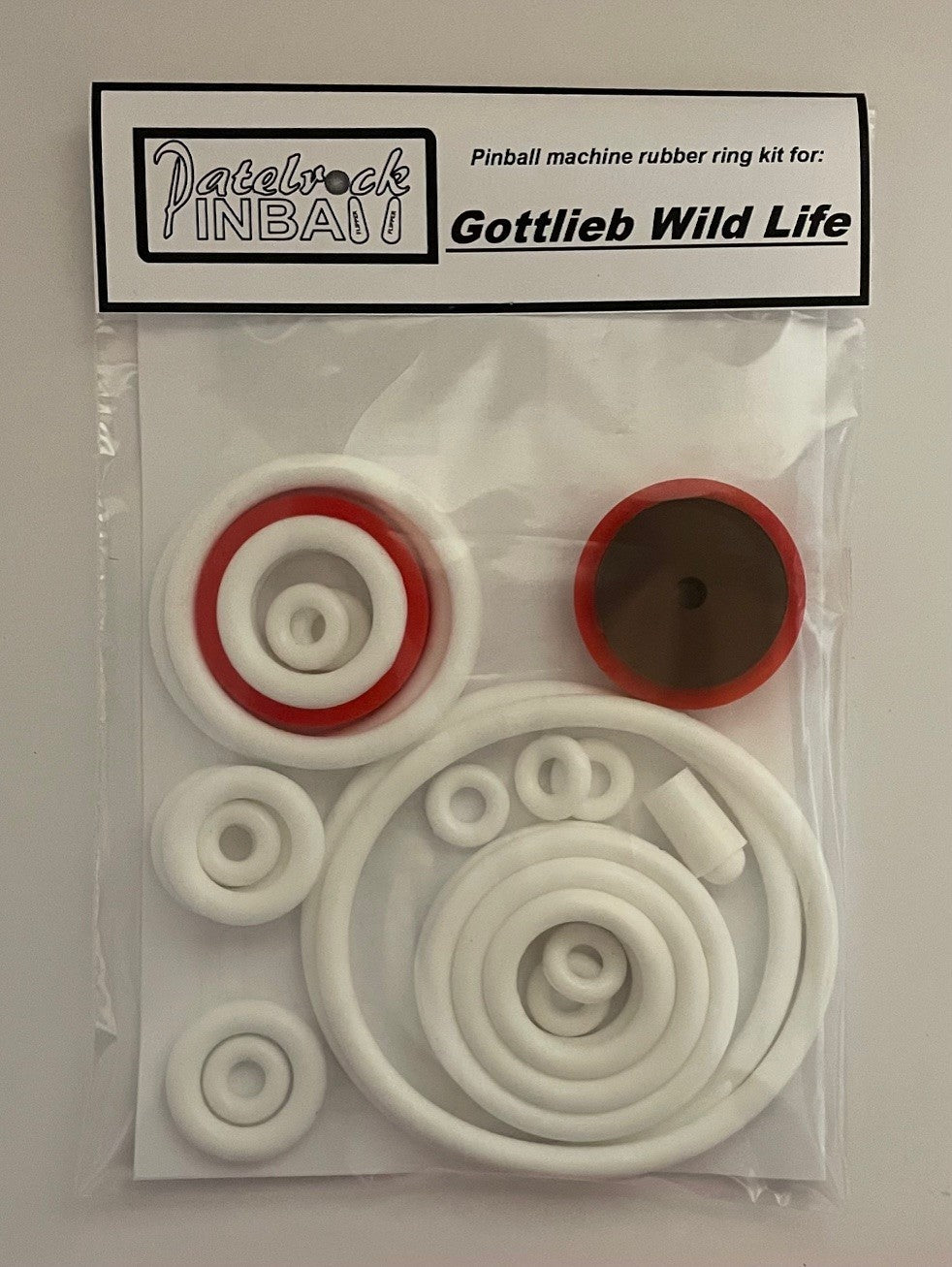Gottlieb Wild Life Pinball Machine Rubber Ring Kit