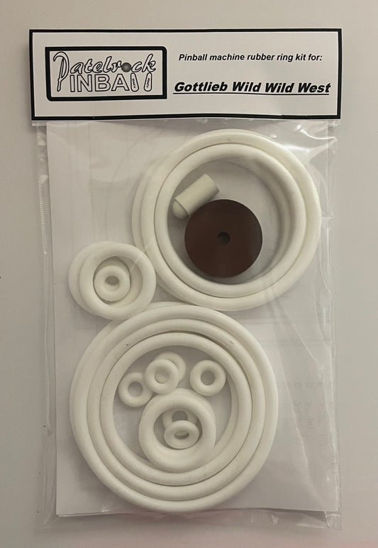 Gottlieb Wild Wild West Pinball Machine Rubber Ring Kit