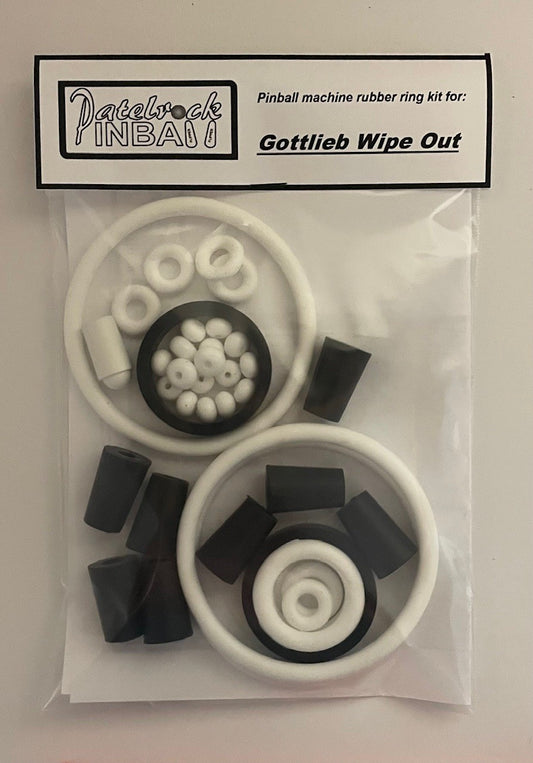 Gottlieb Wipe Out Pinball Machine Rubber Ring Kit