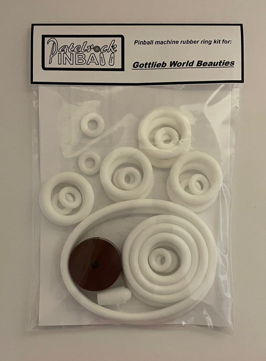 Gottlieb World Beauties Pinball Machine Rubber Ring Kit