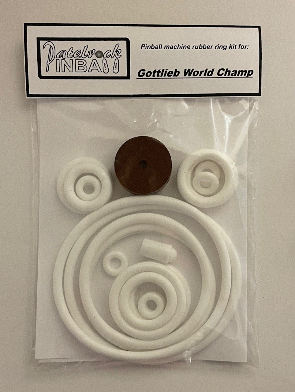 Gottlieb World Champ Pinball Machine Rubber Ring Kit