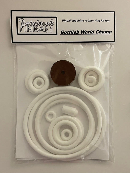 Gottlieb World Champ Pinball Machine Rubber Ring Kit
