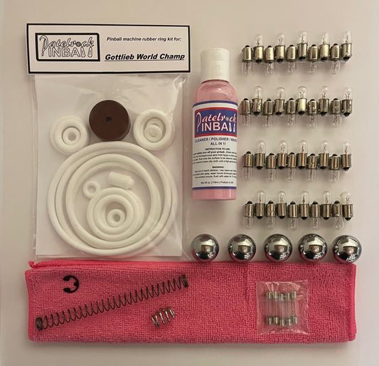 Gottlieb World Champ Pinball Machine Maintenance Kit
