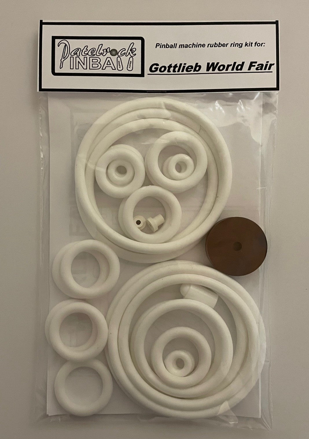 Gottlieb World Fair Pinball Machine Rubber Ring Kit