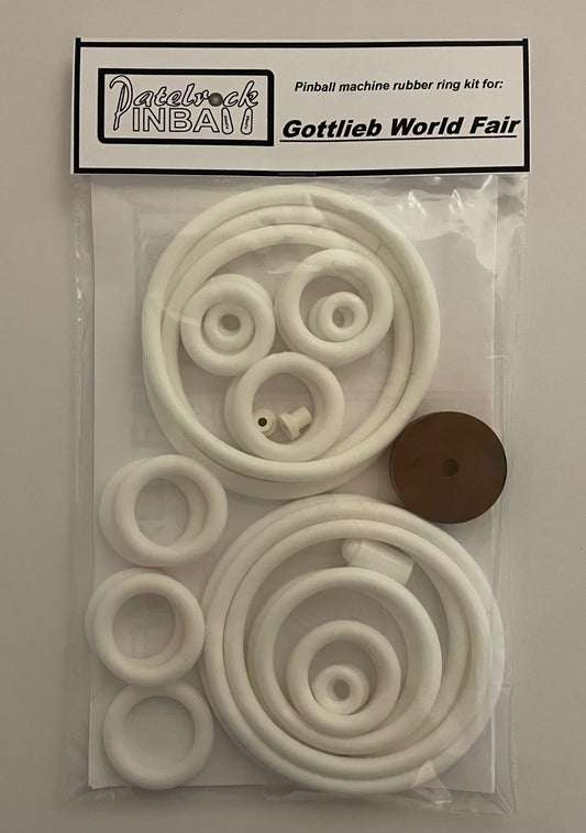 Gottlieb World Fair Pinball Machine Rubber Ring Kit