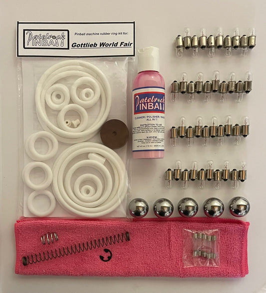 Gottlieb World Fair Pinball Machine Maintenance Kit